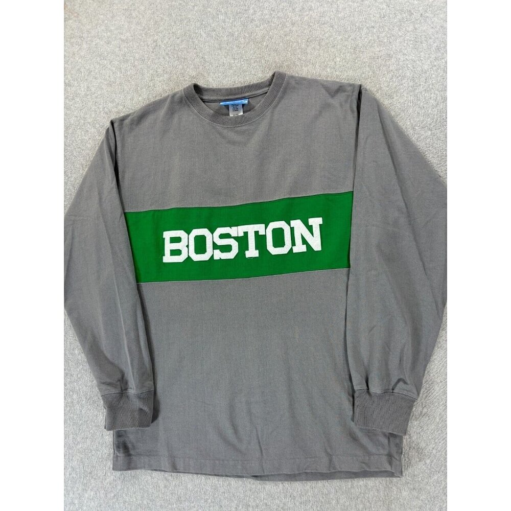 Boston‎ Celtics Stall & Dean Vintage Pullover Shirt (Men's Medium) Gray